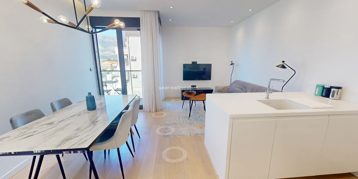 Prodaja, dvosoban stan, 55m², Donja Lastva, Tivat