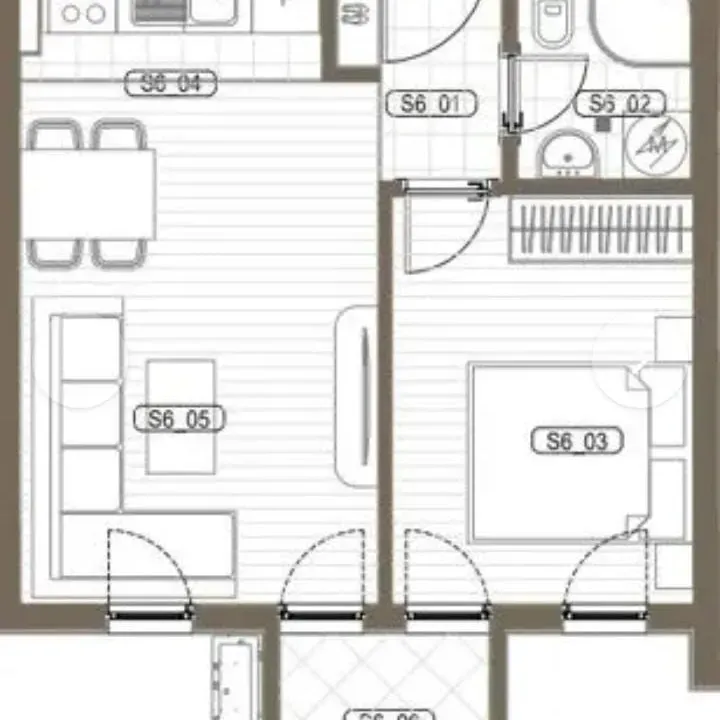 Sale, one bedroom apartment, 35m², Zabjelo, Podgorica