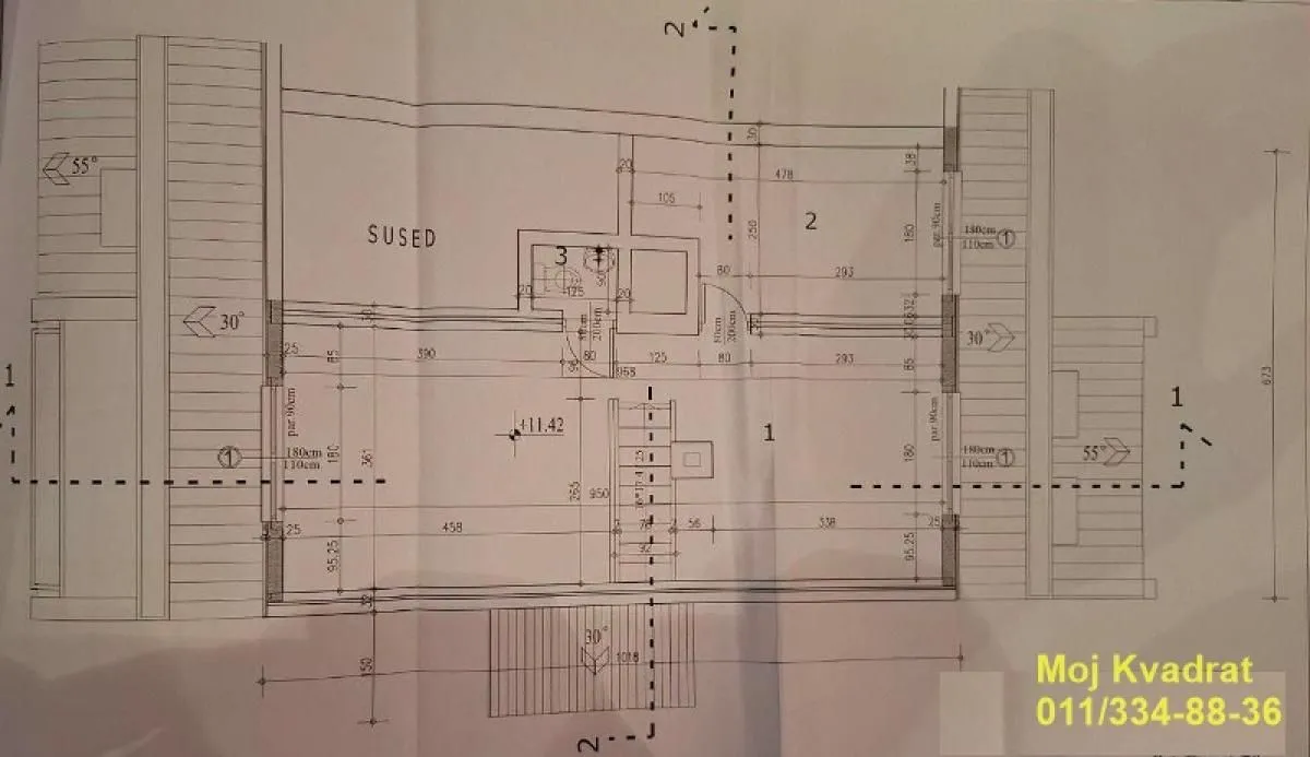 Sale, four bedroom apartment, 103m², Banovo Brdo, Beograd