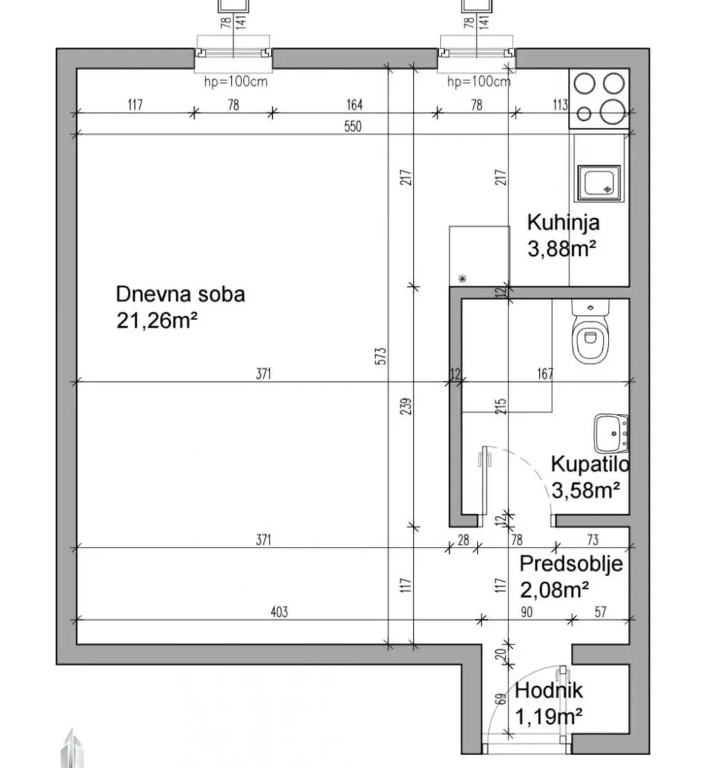 Prodaja, stan, 34m², Novi Beograd Sve Podlokacije, Beograd