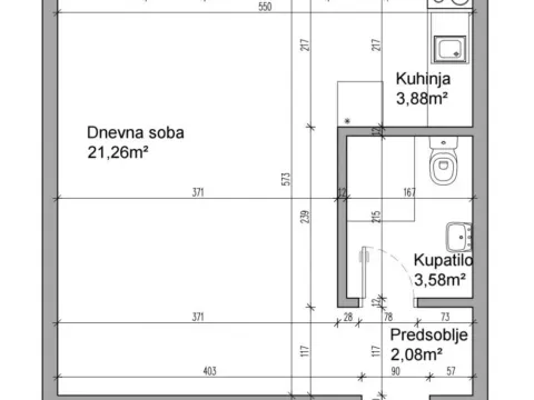 Sale, apartment, 34m², Novi Beograd Sve Podlokacije, Beograd - image 4