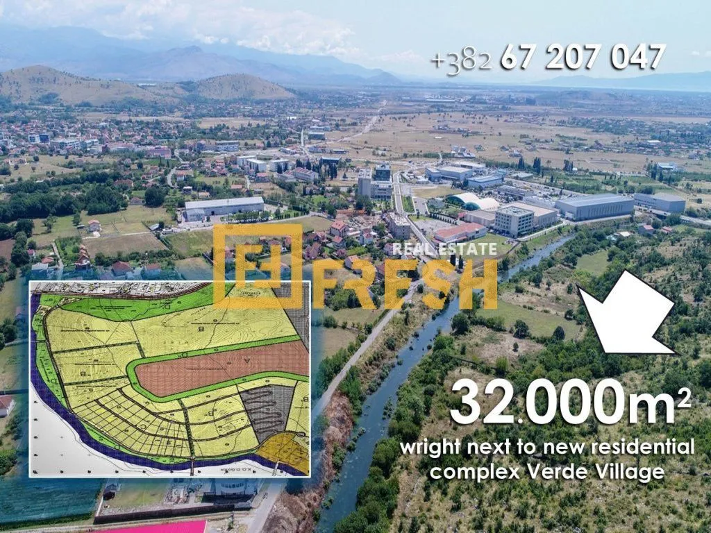 Prodaja, plac, 32000m², Donja Gorica, Podgorica