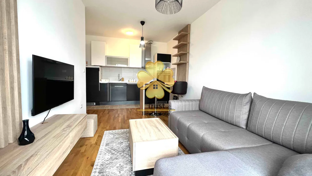 Izdavanje, jednosoban stan, 45m², Stari Aerodrom, Podgorica