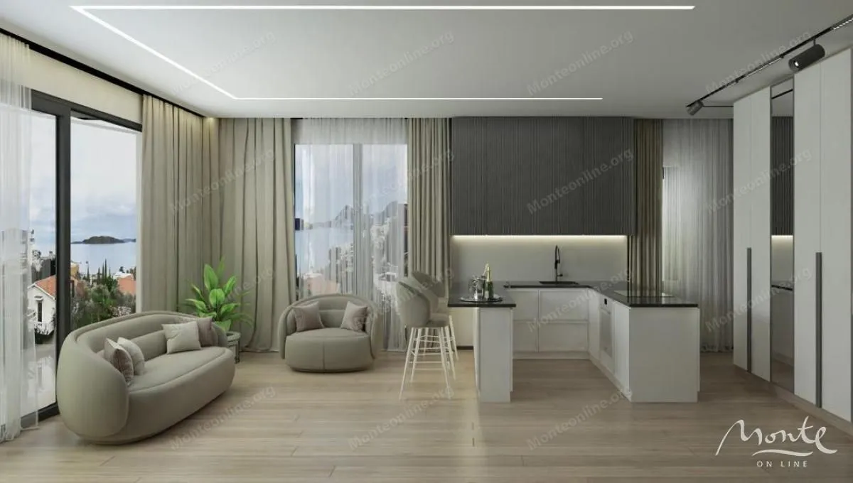 Sale, one bedroom apartment, 77m², Pržno, Budva