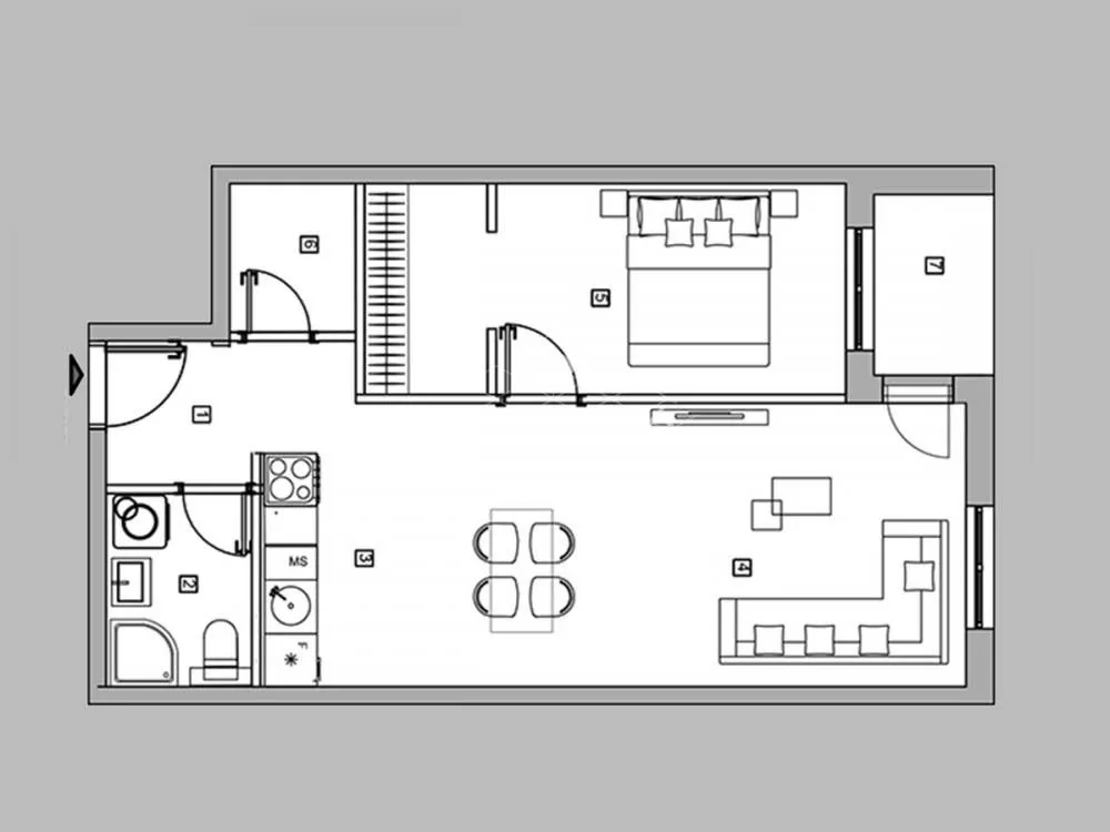 Prodaja, dvosoban stan, 51m², Zvezdara Sve Podlokacije, Beograd