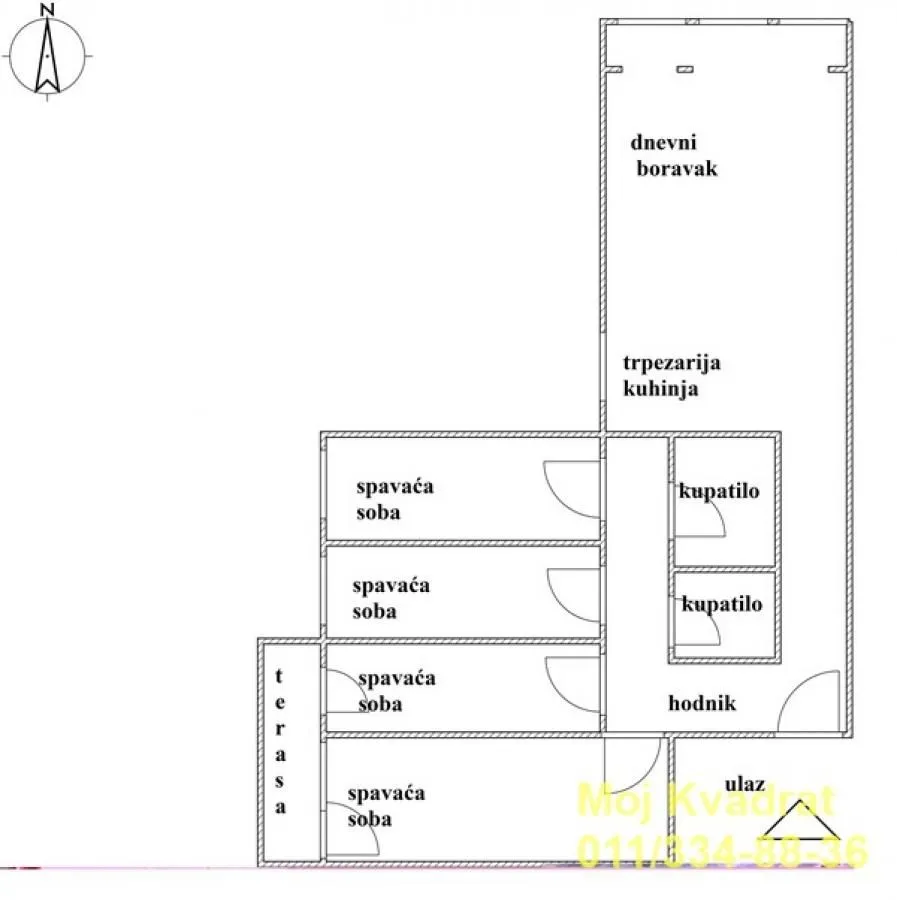 Prodaja, stan, 125m², Novi Beograd Blok 62, Novi Beograd Sve Podlokacije