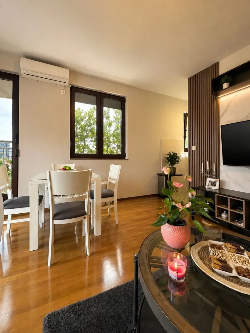 Rent, one bedroom apartment, 48m², Budva, Crna Gora
