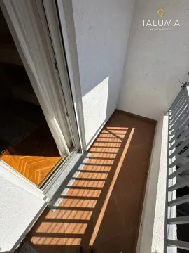 Small balcony with tiled floor and access from the apartment. - image 15