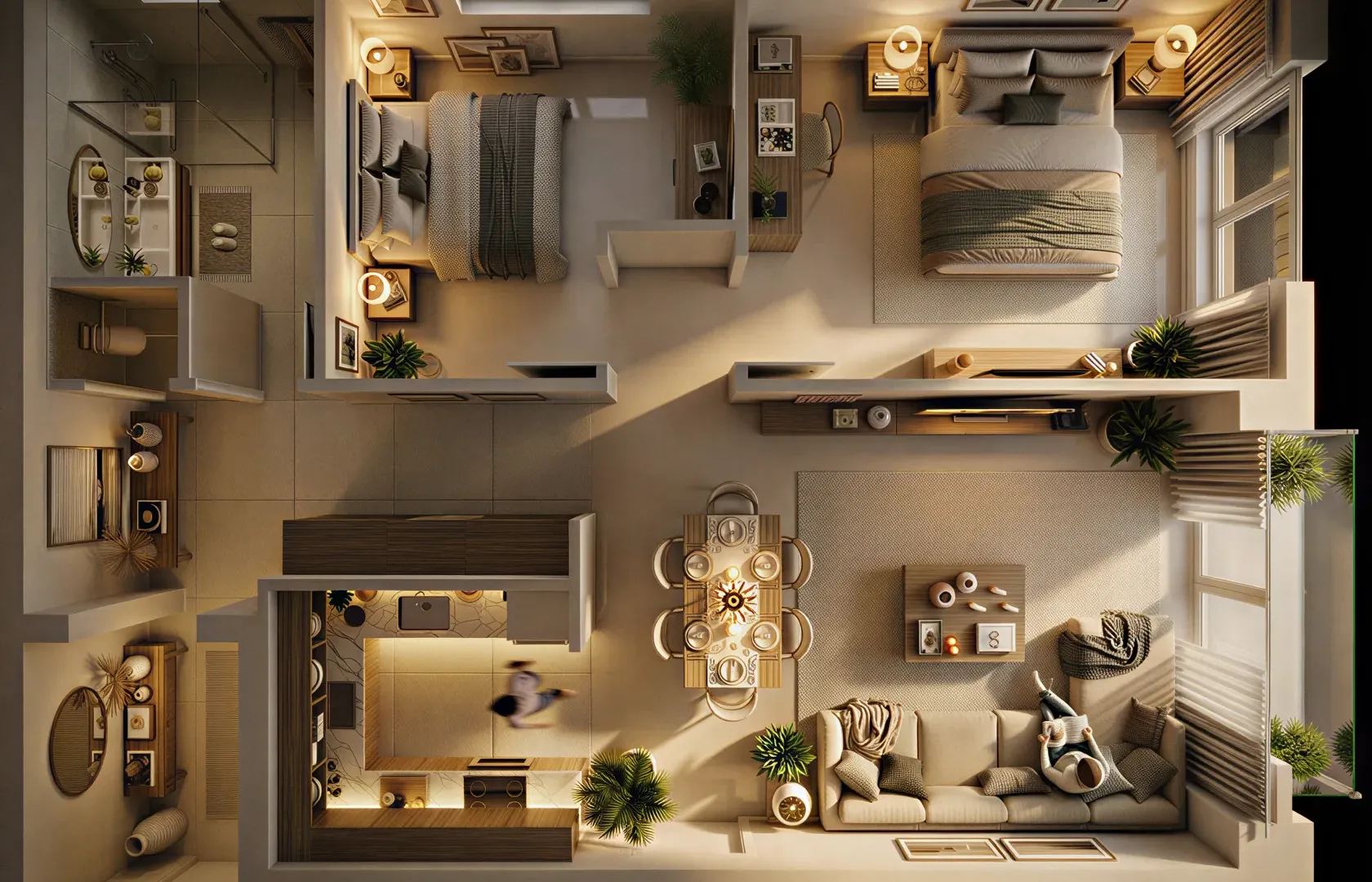 Prodaja, trosoban stan, 55m², Ledine, Beograd