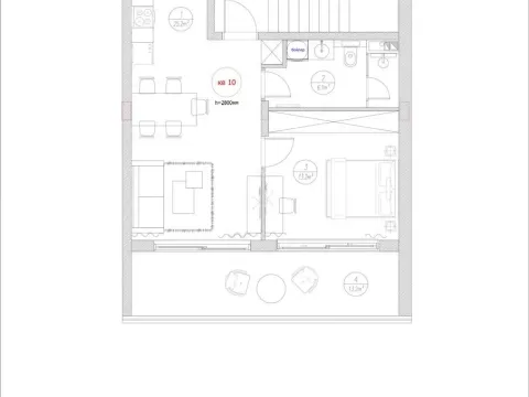 Prodaja, jednosoban stan, 58m², Bonići, Tivat - image 3