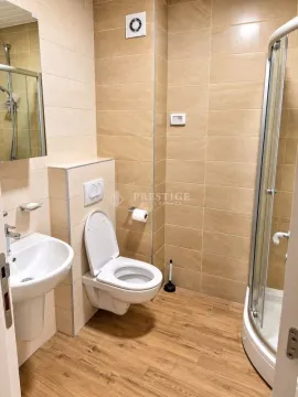 Moderno opremljeno kupatilo sa tuš kabinom i sanitarijama. - image 6