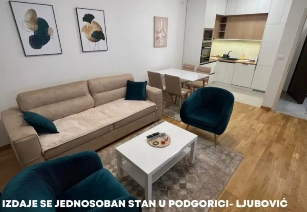 Izdavanje, jednosoban stan, 51m², Ljubović, Podgorica