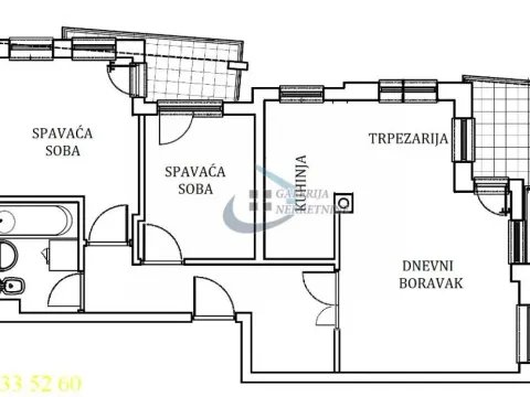Prodaja, trosoban stan, 57m², Južni Bulevar, Vračar Sve Podlokacije - image 5