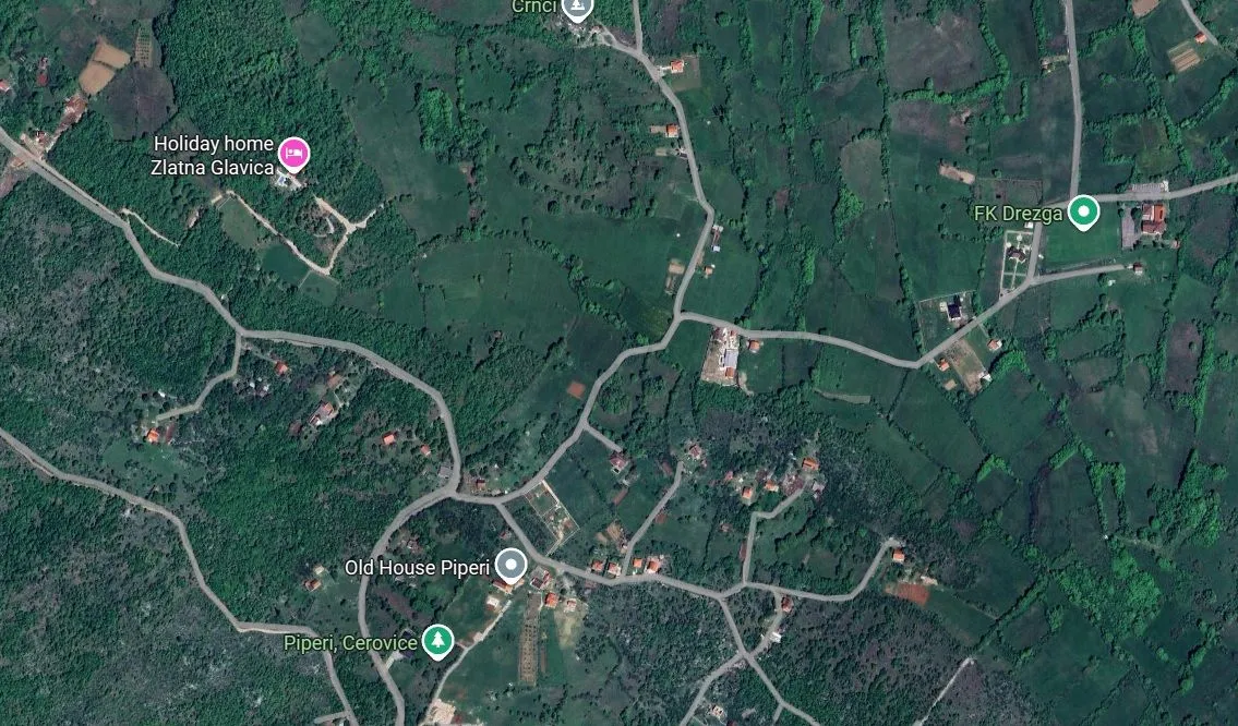 Prodaja, plac, 3177m², Piperi, Podgorica