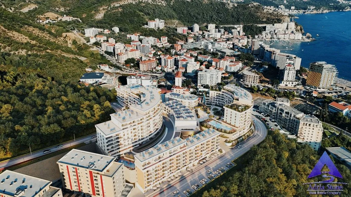 Sale, two bedroom apartment, 77m², Bečići, Budva