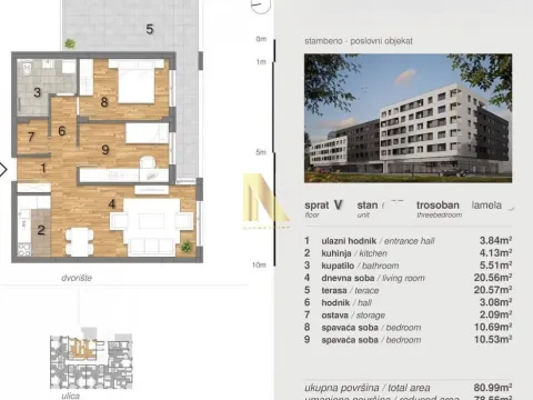 Prodaja, trosoban stan, 80m², Telep, Novi Sad Sve Podlokacije - image 5