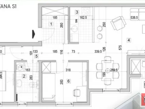 Prodaja, dvosoban stan, 71m², Adice, Novi Sad Sve Podlokacije - image 1