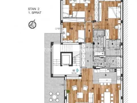 Sale, four bedroom apartment, 148m², Bulevar Evrope, Novi Sad Sve Podlokacije