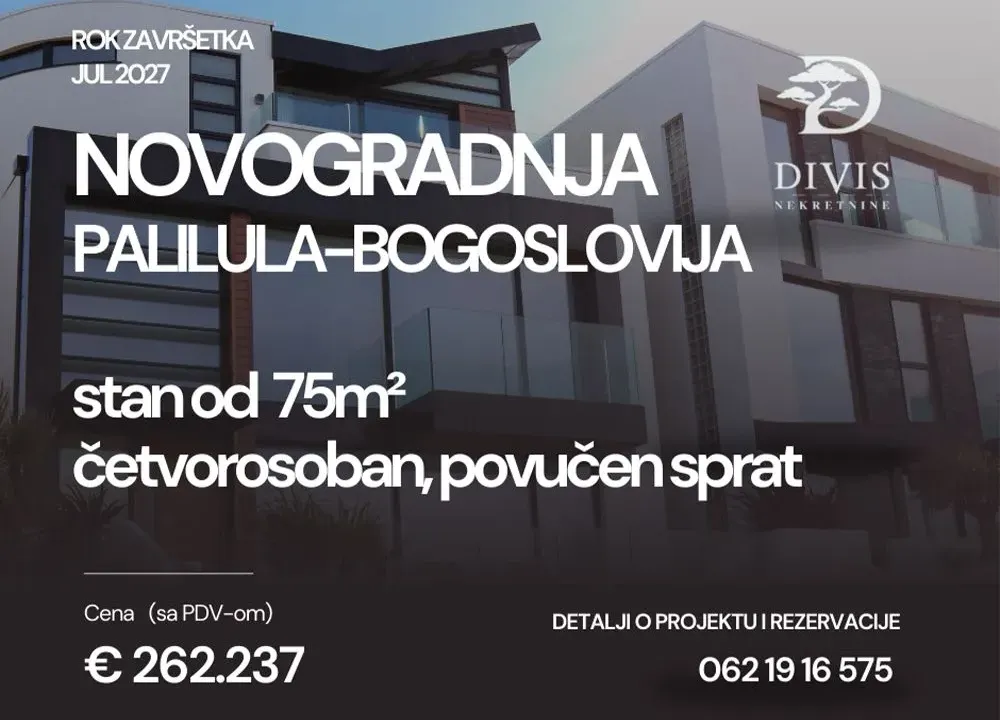 Sale, four bedroom apartment, 75m², Bogoslovija, Palilula Sve Podlokacije