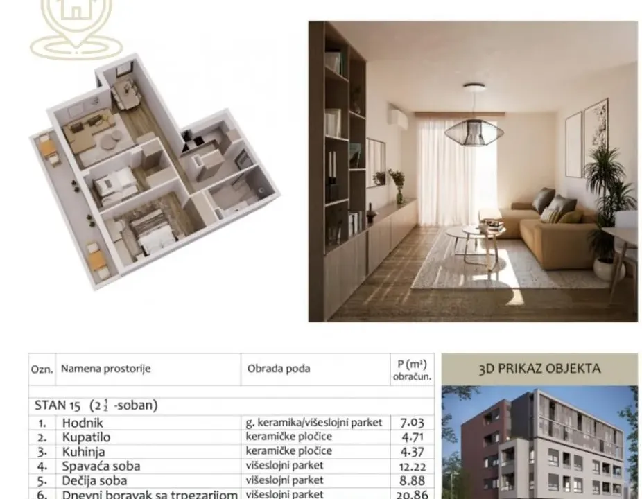 Prodaja, dvosoban stan, 58m², Medijana, Niš