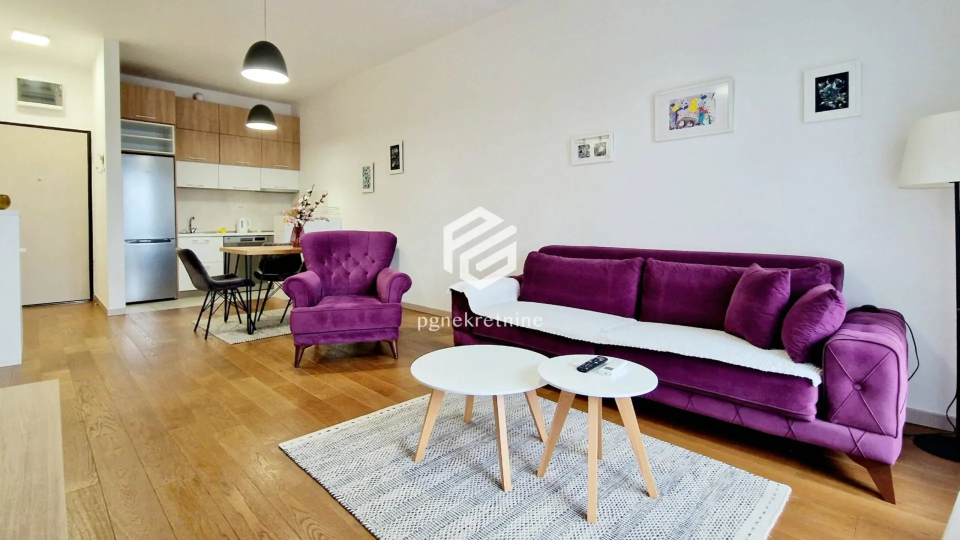 Izdavanje, jednosoban stan, 52m², Centar, Podgorica