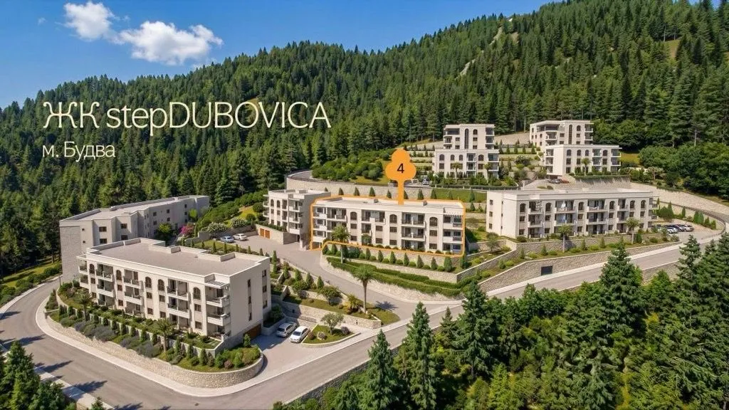 Sale, two bedroom apartment, 63m², Dubovica, Budva