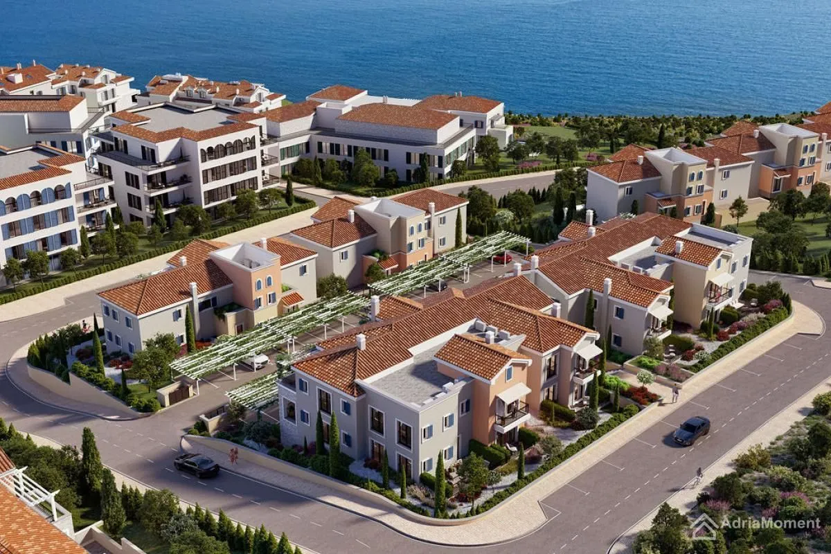 Prodaja, jednosoban stan, 71m², Luštica Bay, Tivat