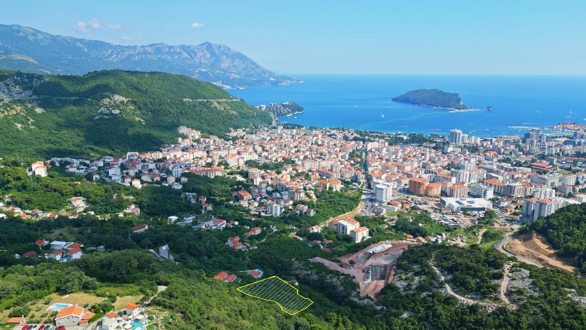 Prodaja, plac, 6126m², Budva, Crna Gora