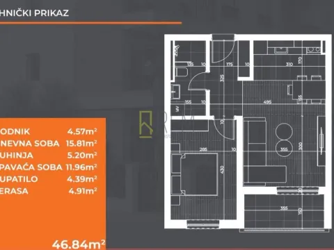 Prodaja, jednosoban stan, 47m², Donja Gorica, Podgorica - image 12