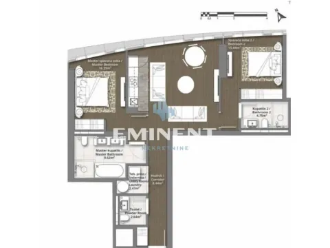 Izdavanje, trosoban stan, 90m², Savski Venac, Beograd - image 20