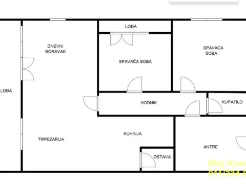 Sale, three bedroom apartment, 69m², Vračar Hram, Vračar Sve Podlokacije - image 15