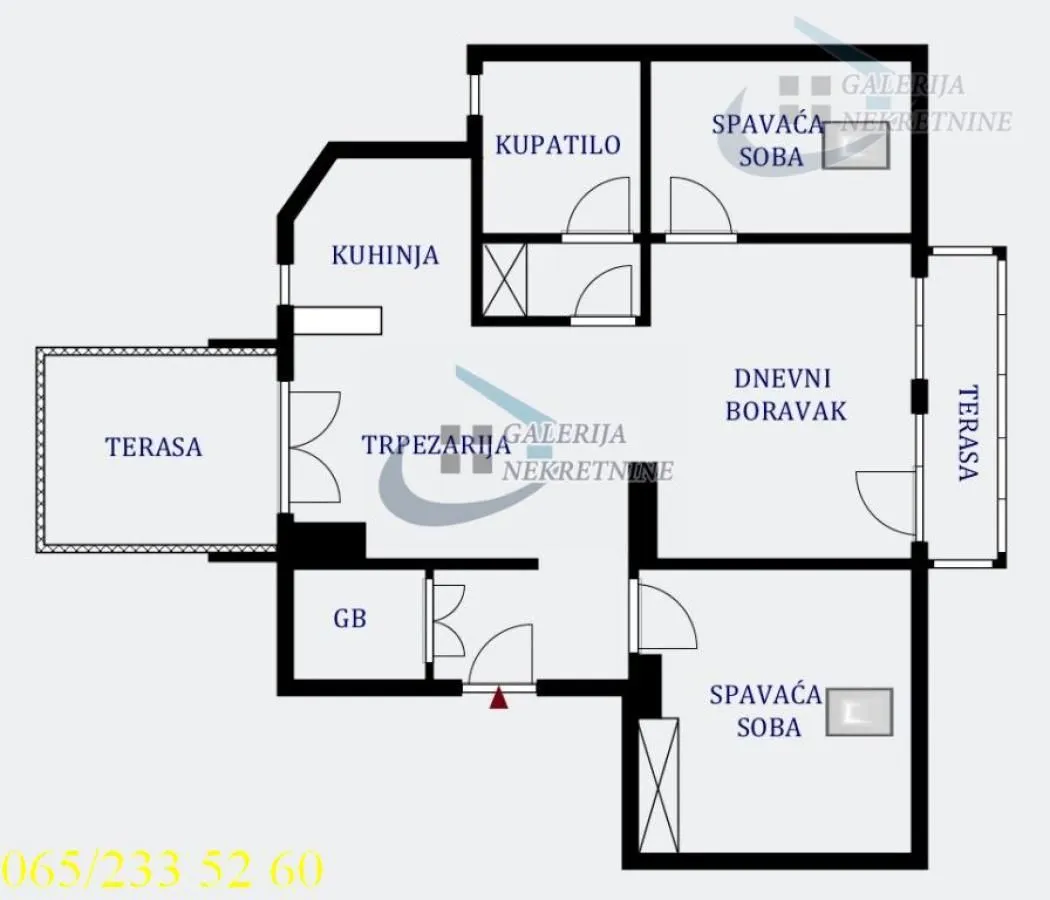 Izdavanje, trosoban stan, 85m², Vračar Hram, Vračar Sve Podlokacije