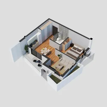 Prodaja, dvosoban stan, 38m², Petrovac, Budva - image 7