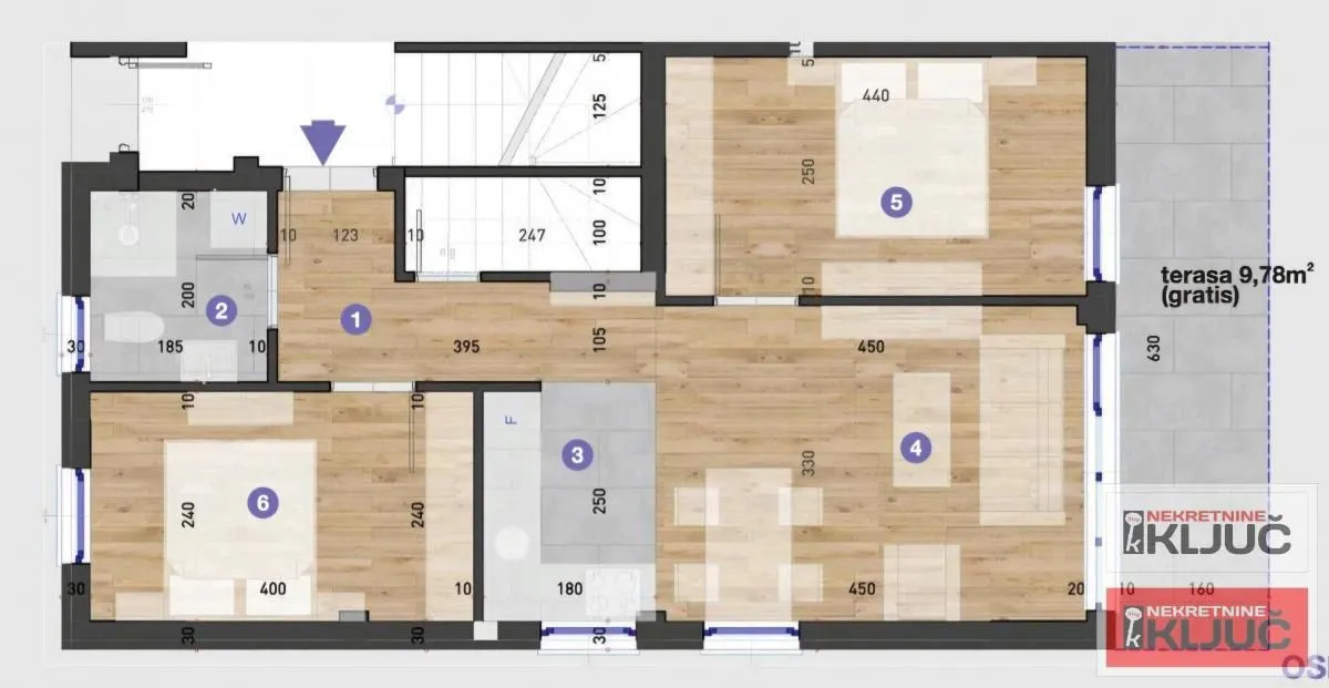 Prodaja, dvosoban stan, 57m², Telep, Novi Sad Sve Podlokacije