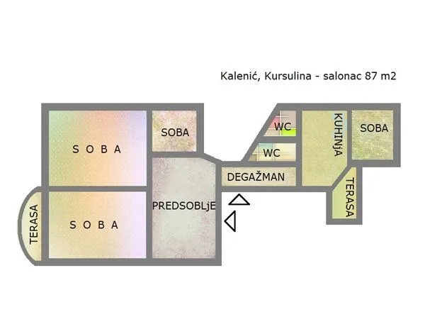 Izdavanje, poslovni prostor, 87m², Vračar, Šid