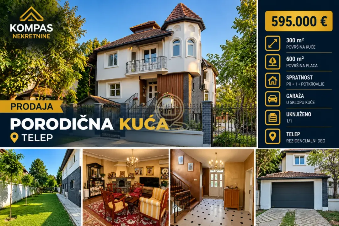 Sale, house, 300m², Telep, Novi Sad Sve Podlokacije