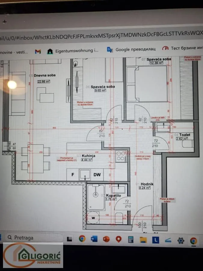 Prodaja, trosoban stan, 66m², Vukov Spomenik, Zvezdara Sve Podlokacije