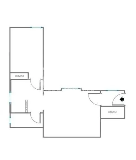 Rent, one bedroom apartment, 38m², Savski Venac, Beograd