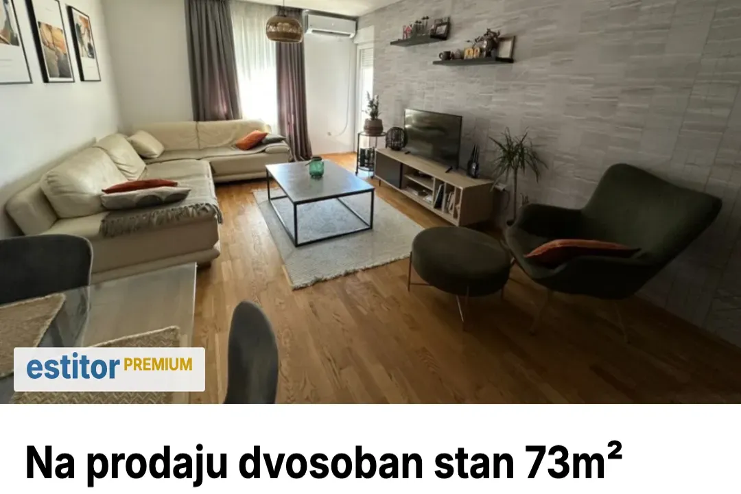 Prodaja, dvosoban stan, 73m², Stari Aerodrom, Podgorica