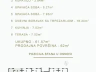 Prodaja, dvosoban stan, 62m², Zagorič, Podgorica - image 3