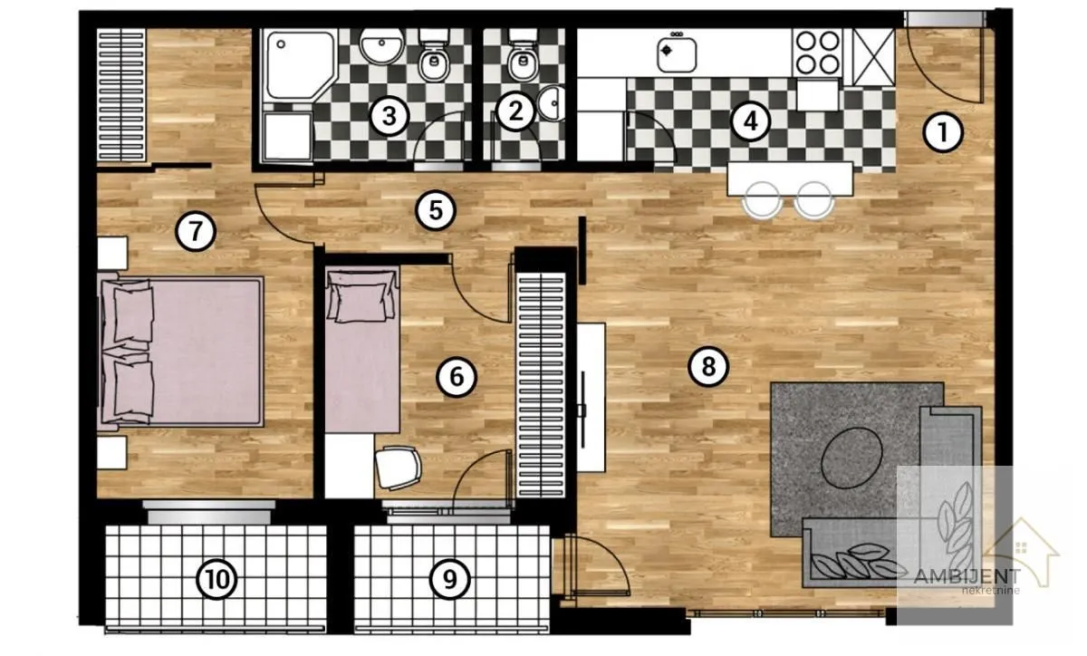 Prodaja, trosoban stan, 70m², Nova Pazova, Stara Pazova