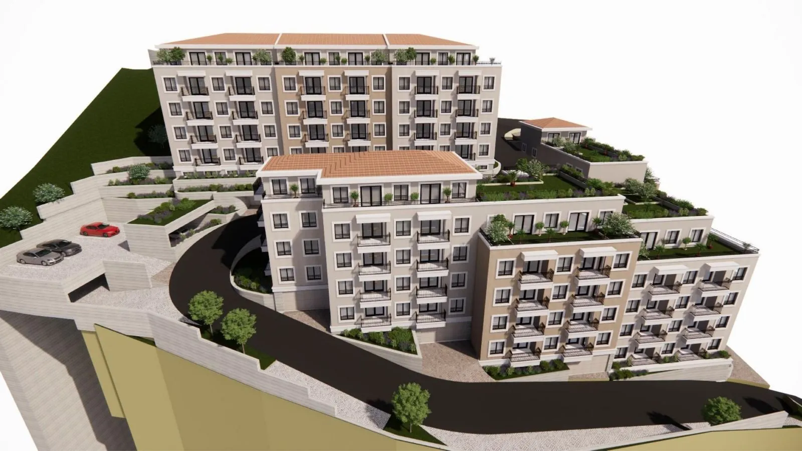 Prodaja, jednosoban stan, 46m², Babin Do, Budva
