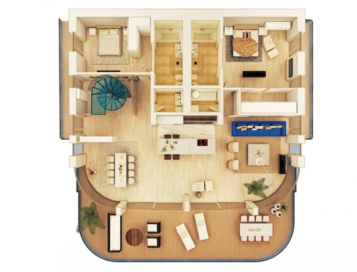 Sale, two bedroom apartment, 1m², Budva, Crna Gora