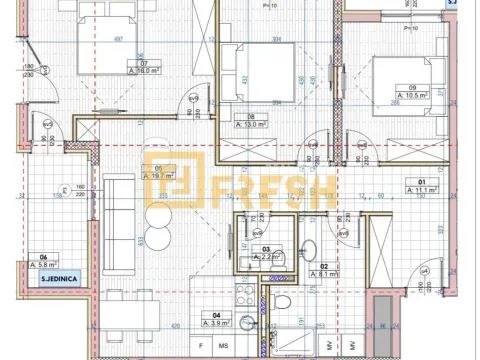 Prodaja, trosoban stan, 90m², Ljubović, Podgorica - image 7