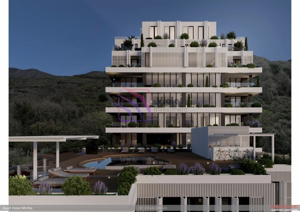 Sale, studio apartment, 41m², Sveti Stefan, Budva