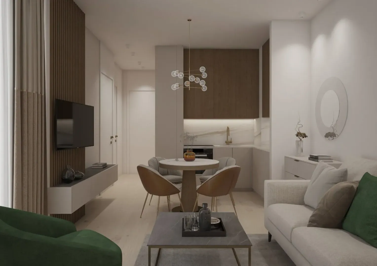 Sale, two bedroom apartment, 45m², Bečići, Budva