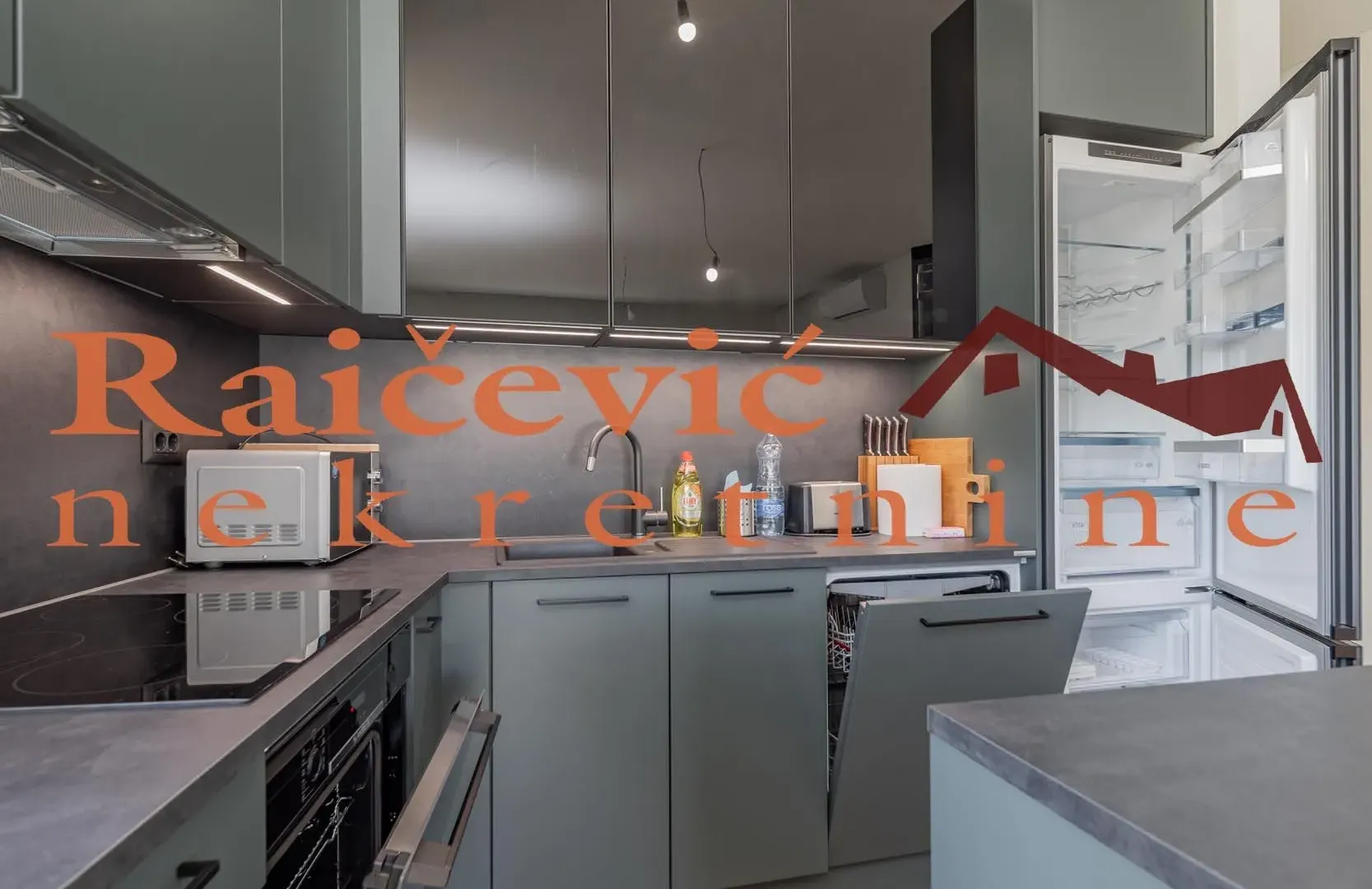 Rent, two bedroom apartment, 60m², Banovo Brdo, Beograd