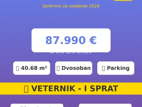 Prodaja, dvosoban stan, 40m², Veternik, Novi Sad Sve Podlokacije - image 1