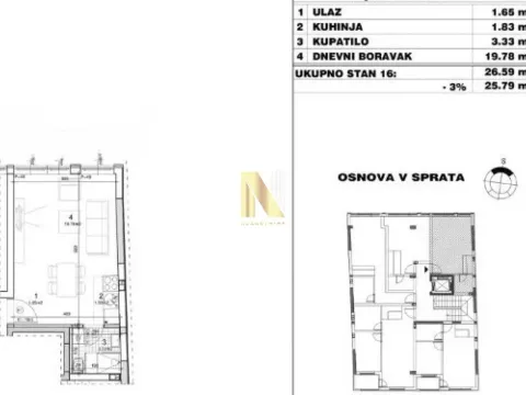 Prodaja, garsonjera, 26m², Sajmište, Novi Sad - image 2