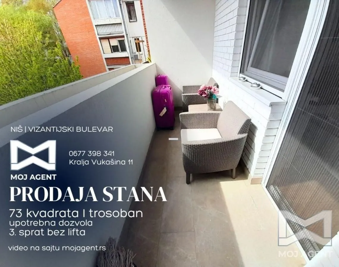 Prodaja, stan, 73m², Medijana, Niš